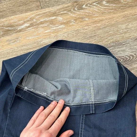 NY& Company Super Wide Leg Women's Jeans in Dark Blue - Picture 12 of 12